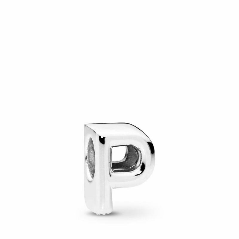 Pandora Letter P Charm Ireland - Sterling Silver - 219768HLT